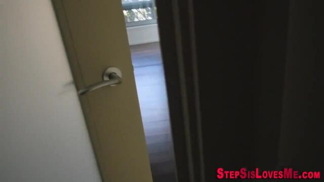 Bendy legitimate age teen stepsister