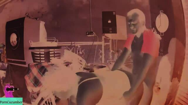 Hidden x-ray camera catches the husband with the assistant adr00124
