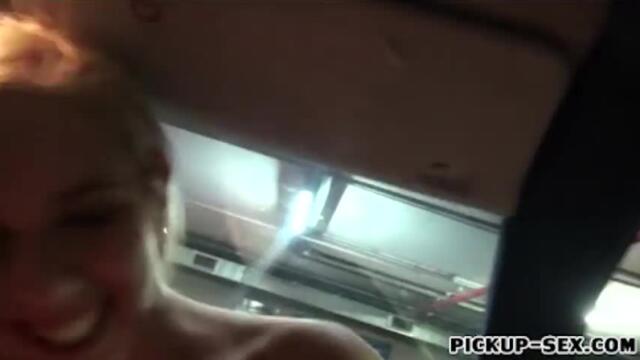 Concupiscent eurobabe ellen peeks in car park